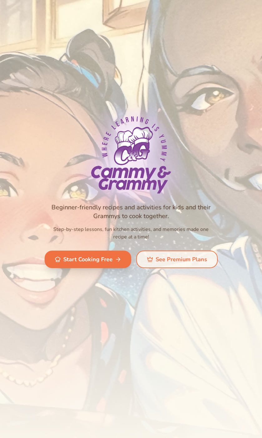 Cammy & Grammy Kitchen app screenshot